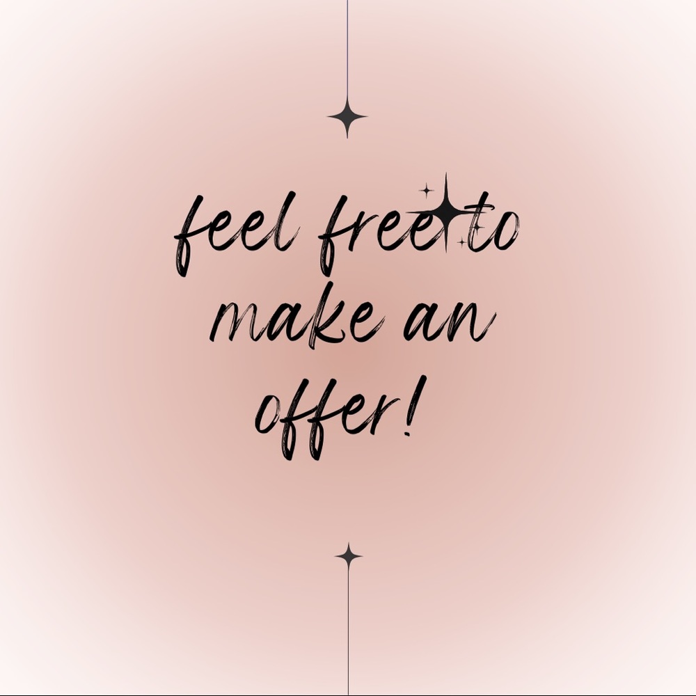 ✨ MAKE AN OFFER ✨